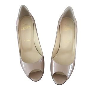 Christian Louboutin Nude Yootish Pumps EU 36.5
